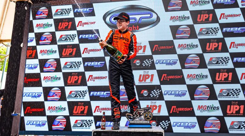 O piloto Bernardo Gentil viveu uma ótima jornada neste final de semana no Kartódromo de Interlagos, na capital paulista.