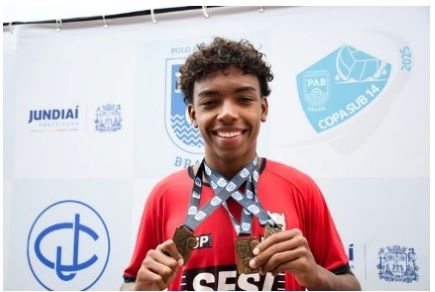 Jovem de Catanduva vai representar o Brasil no Mundial Sub-16 de Polo Aquático, que será realizado no Croácia